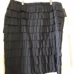 Silk evening skirt